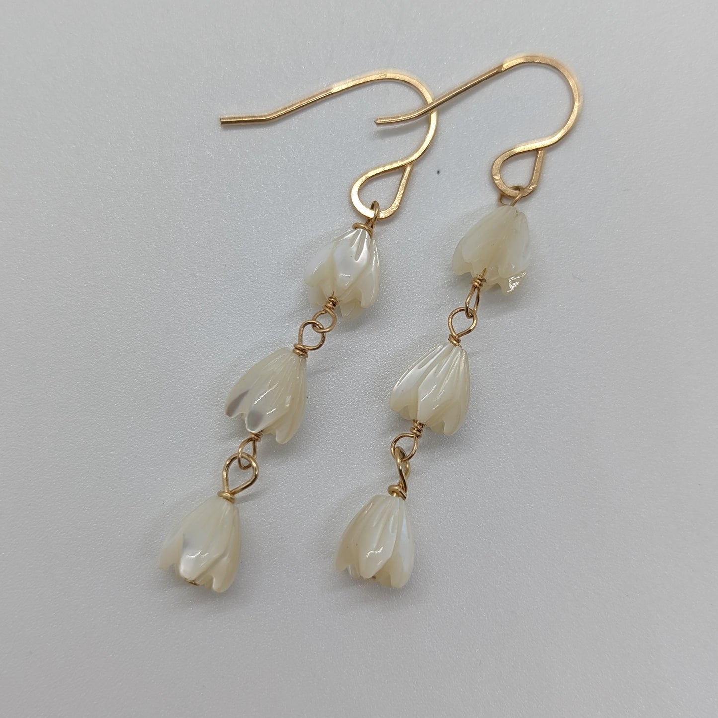 Triple Pikake Earrings
