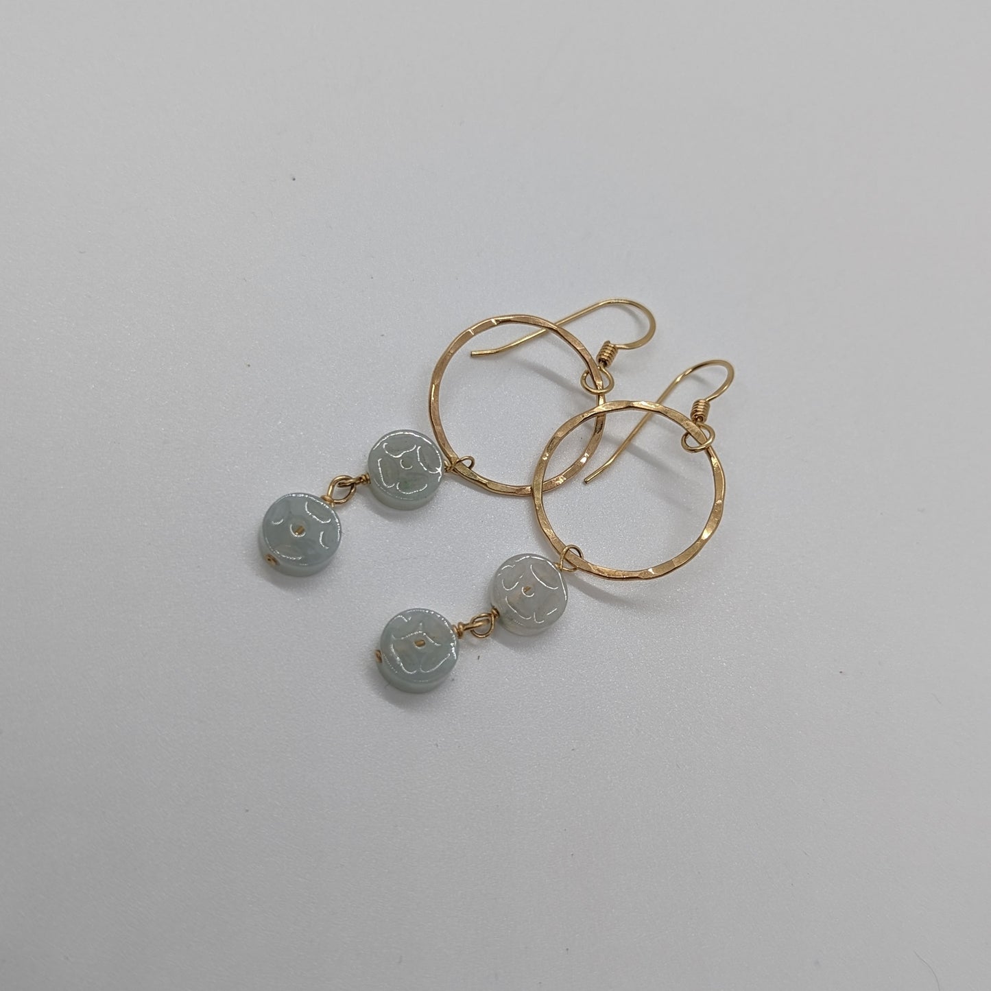 Jade Double Feng Shui Earrings