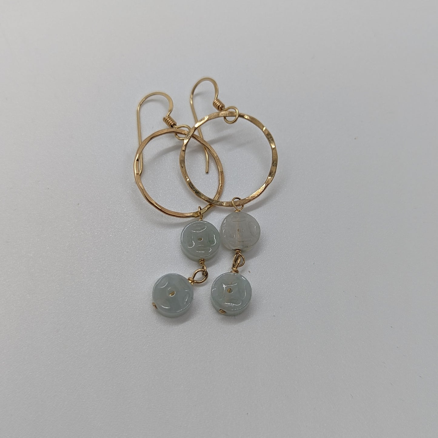 Jade Double Feng Shui Earrings