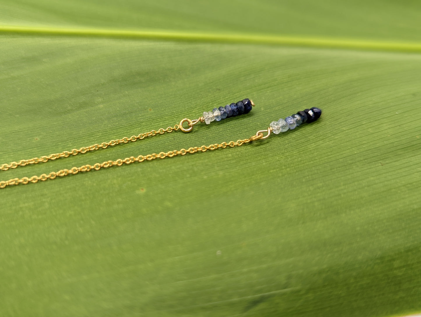 Blue Sapphire Ombre Threaders