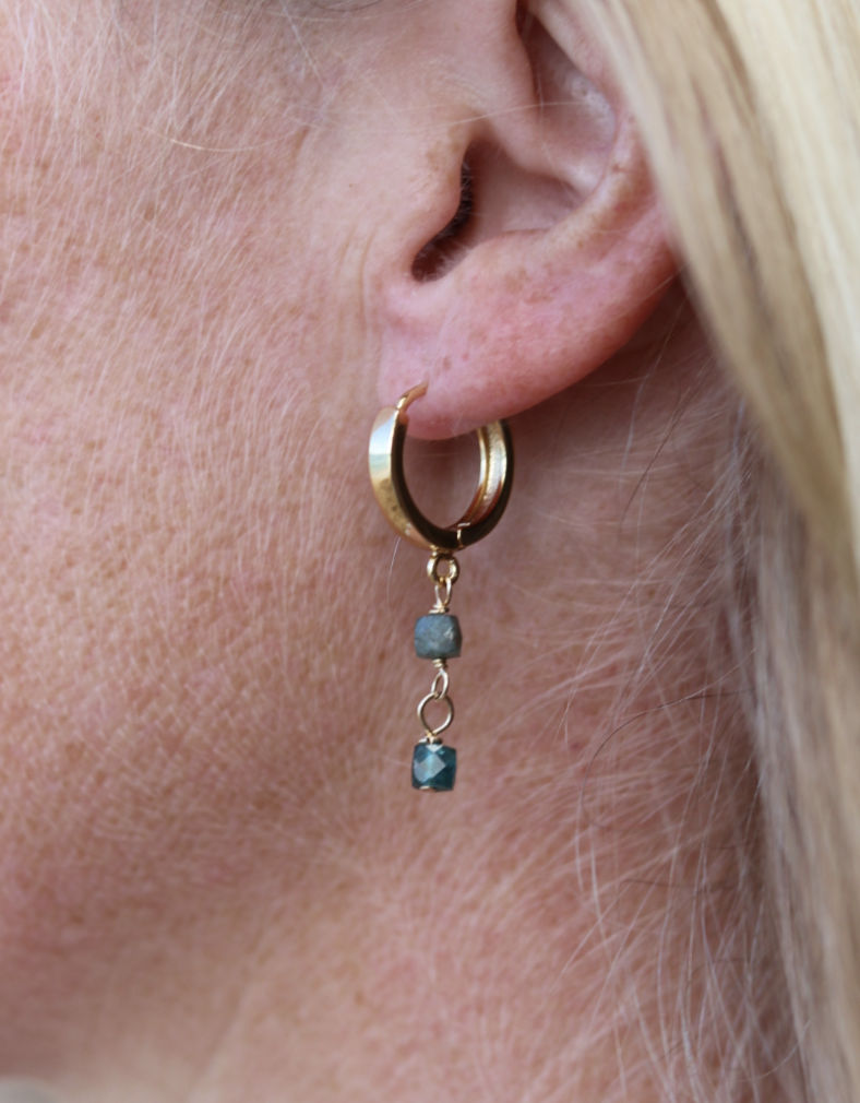Blue Apatite Huggies