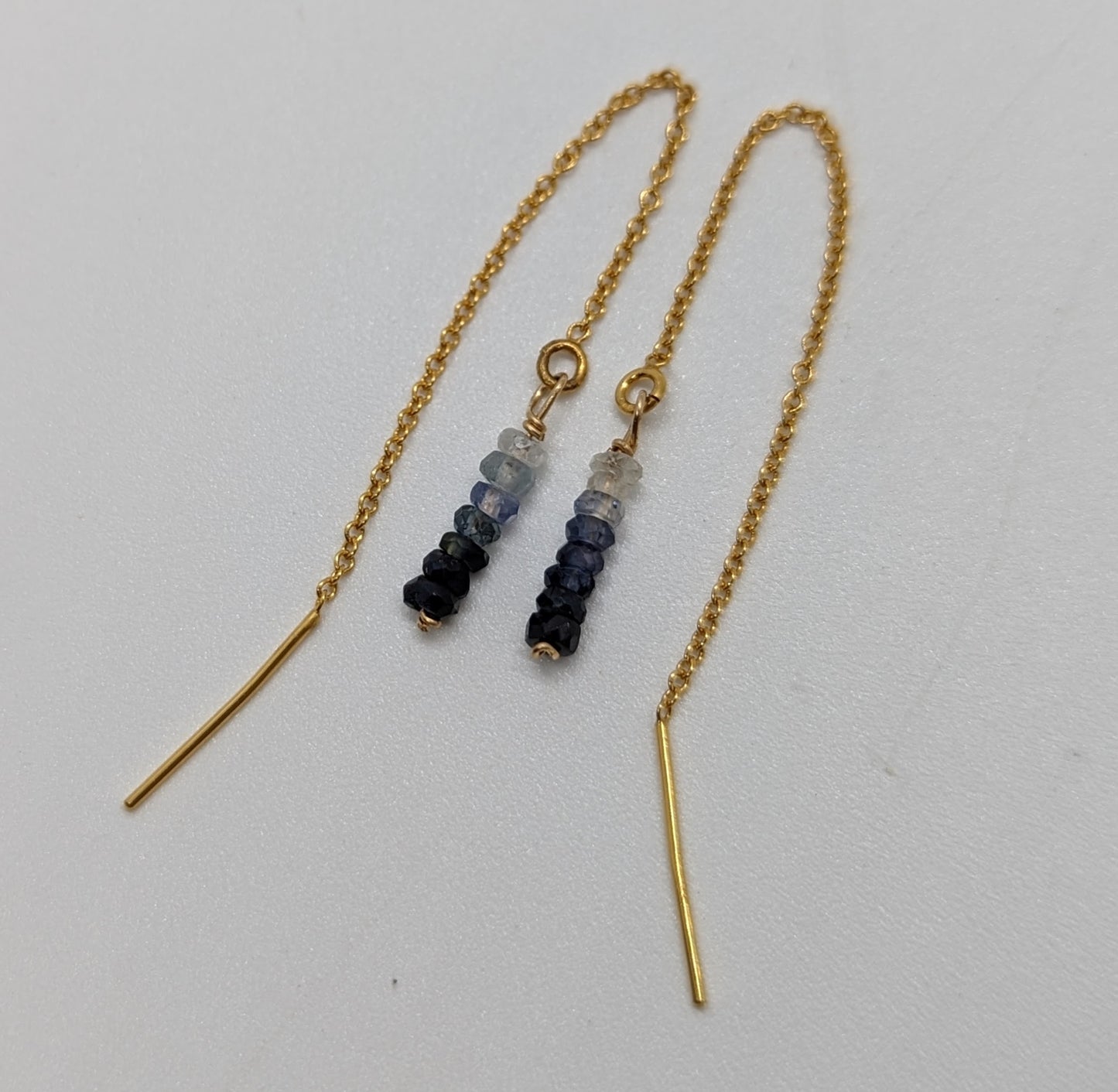 Blue Sapphire Ombre Threaders