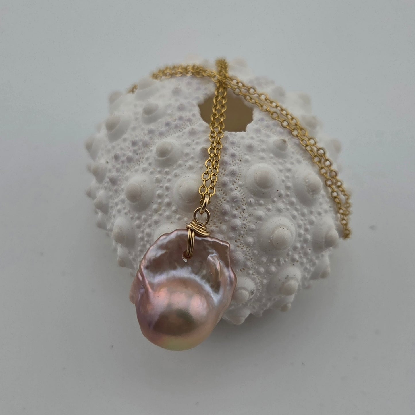 Flameball Pearl Necklace