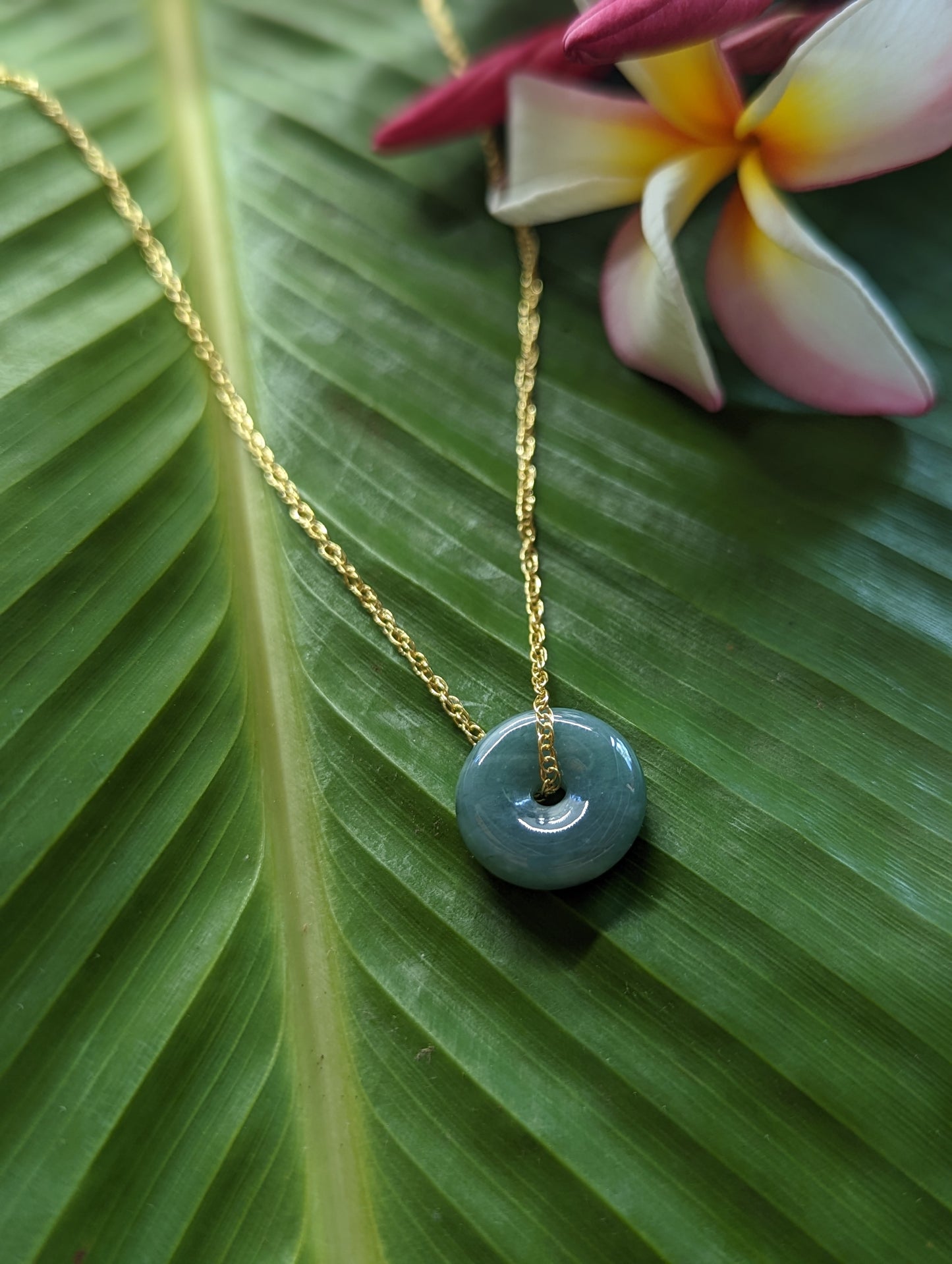 Snowflake Jade Necklace