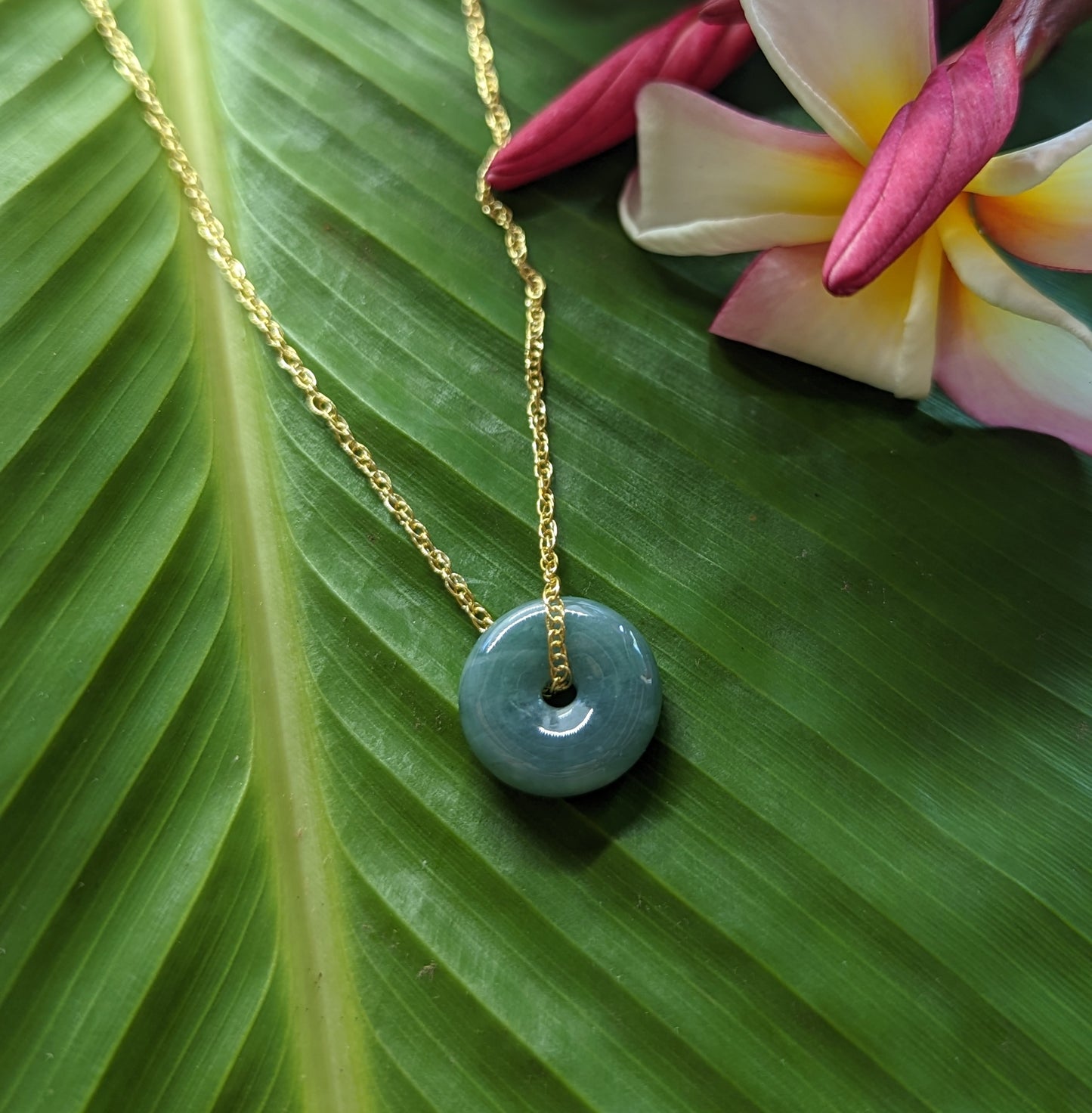 Snowflake Jade Necklace