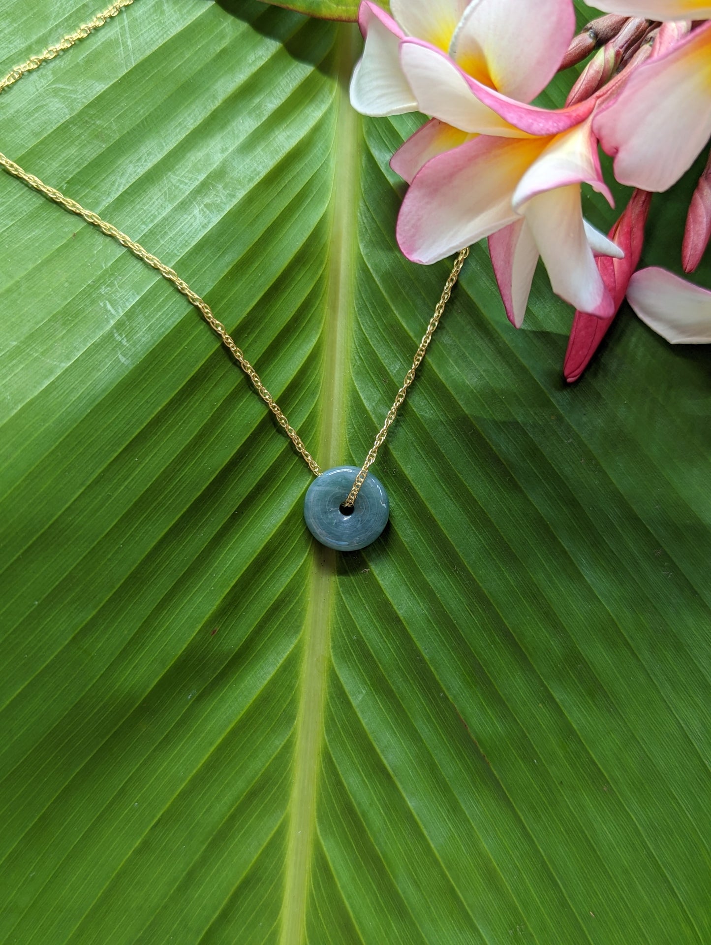 Snowflake Jade Necklace