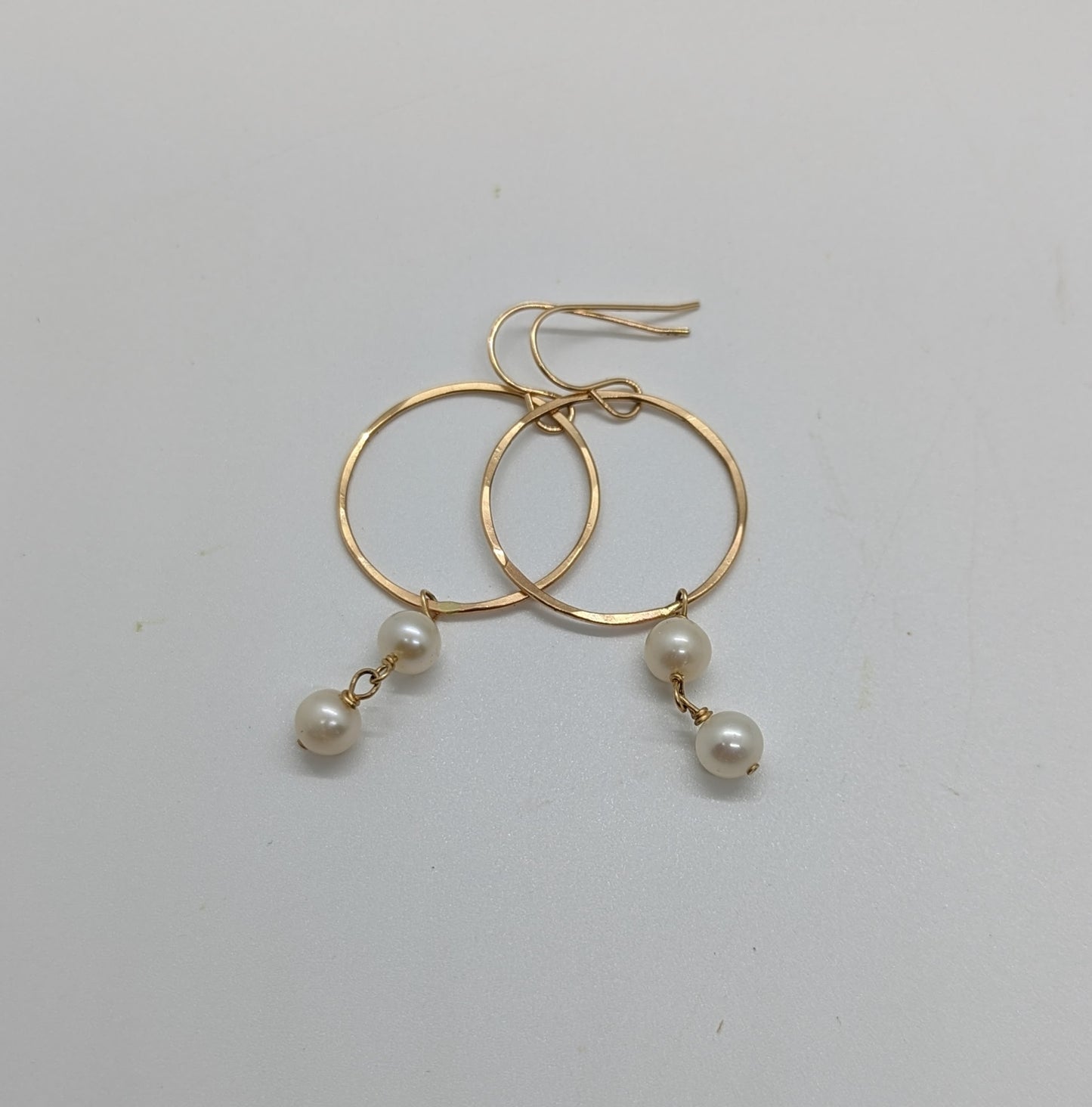 Freshwater Pearl Hoop Earrings