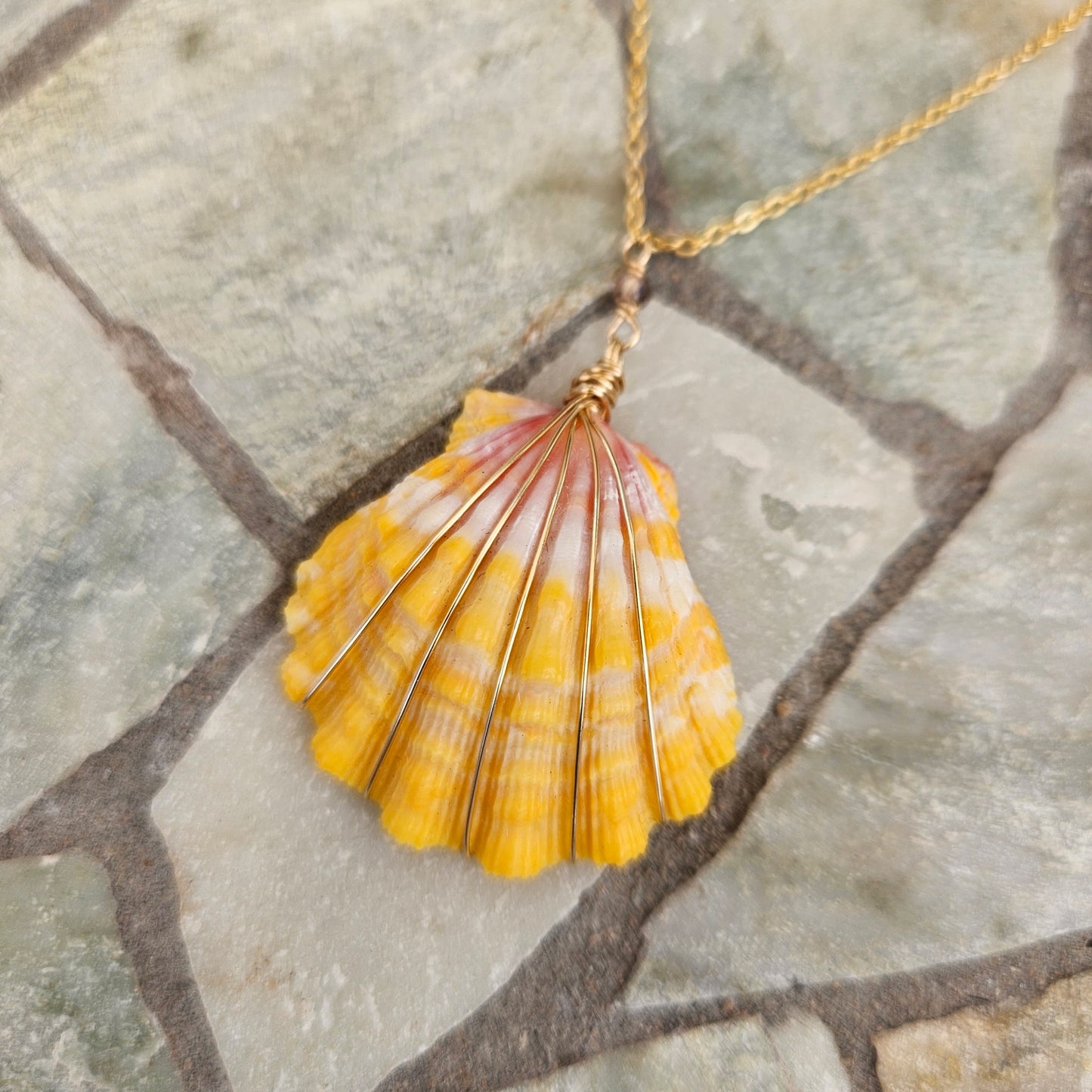 Sunrise Shell Necklace