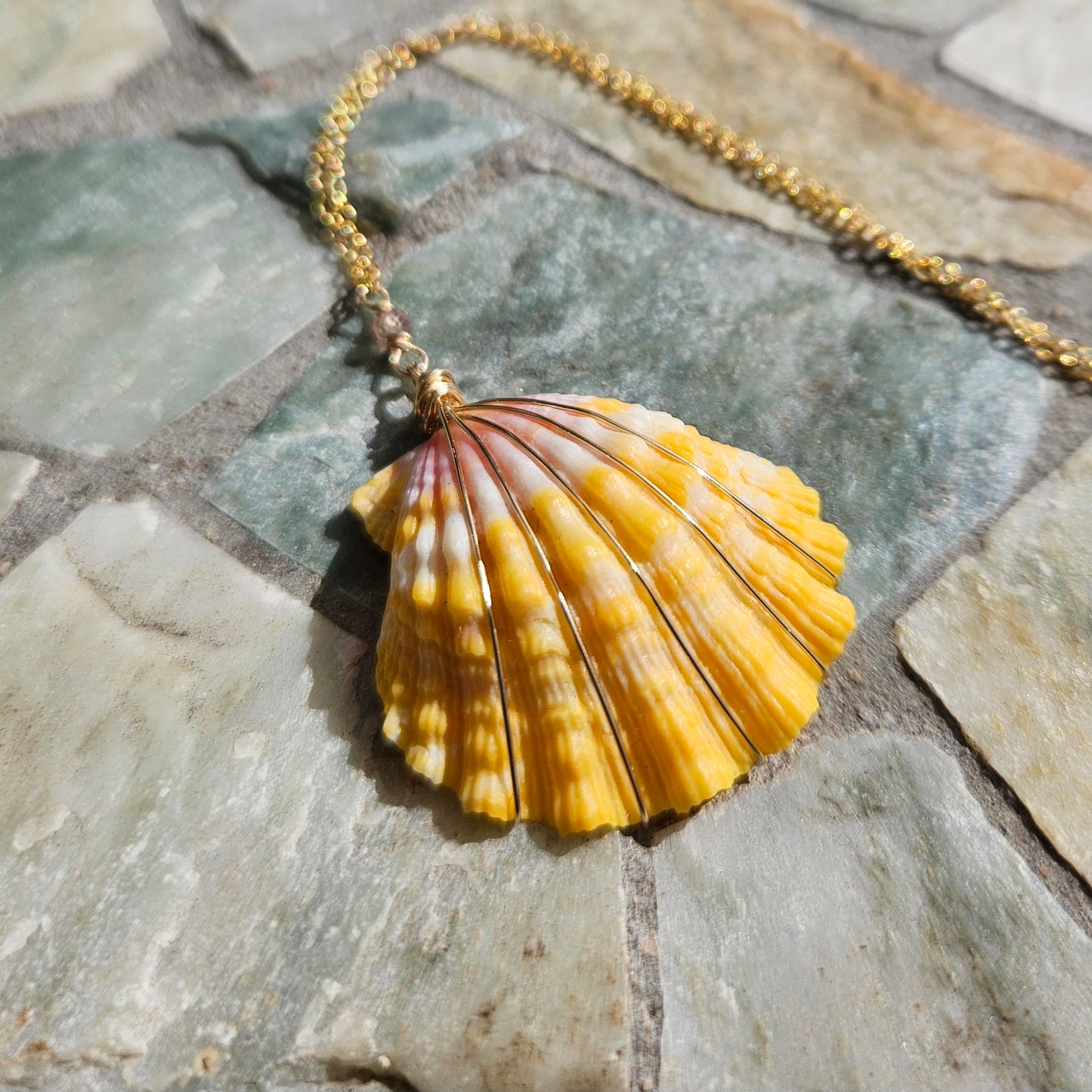 Sunrise Shell Necklace