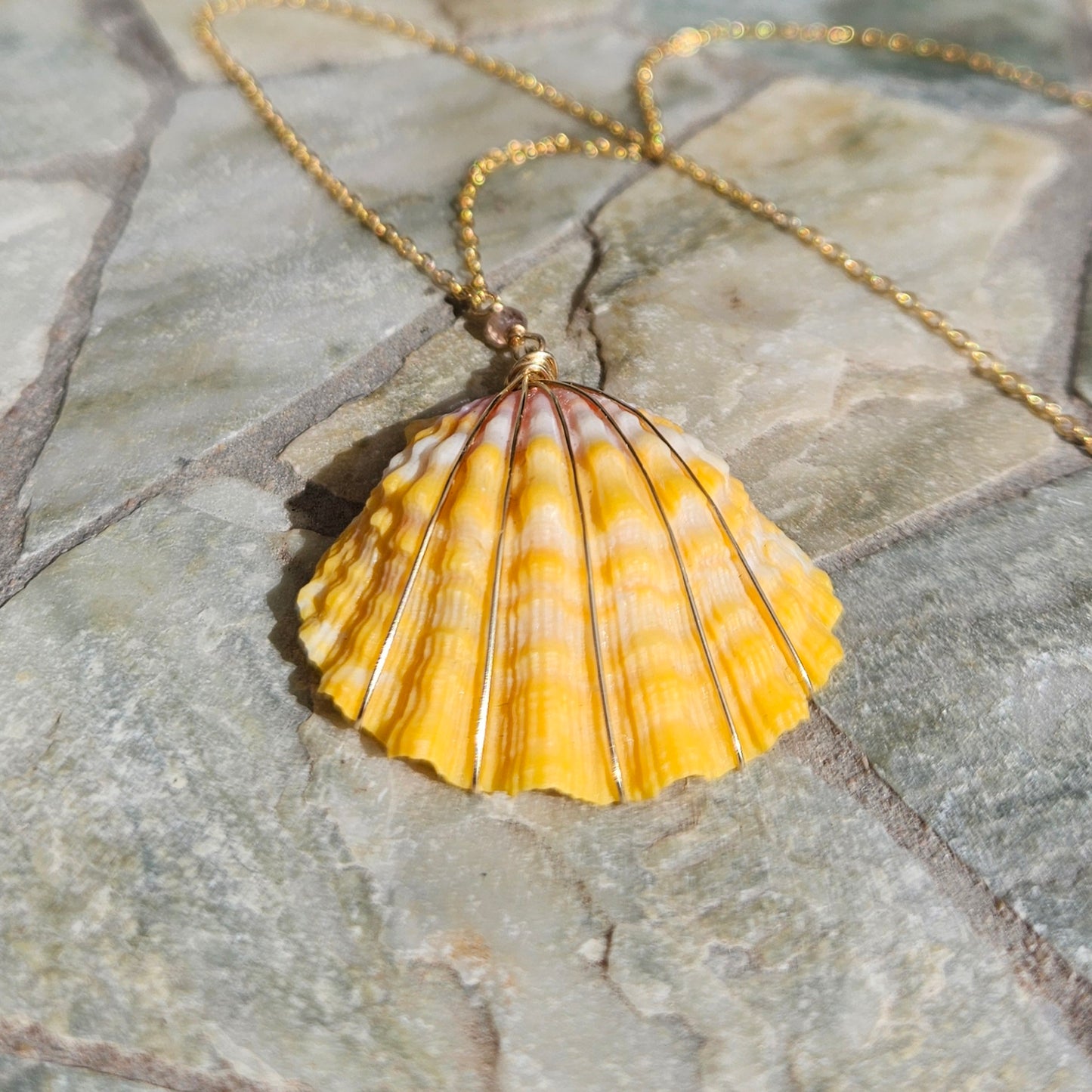 Sunrise Shell Necklace