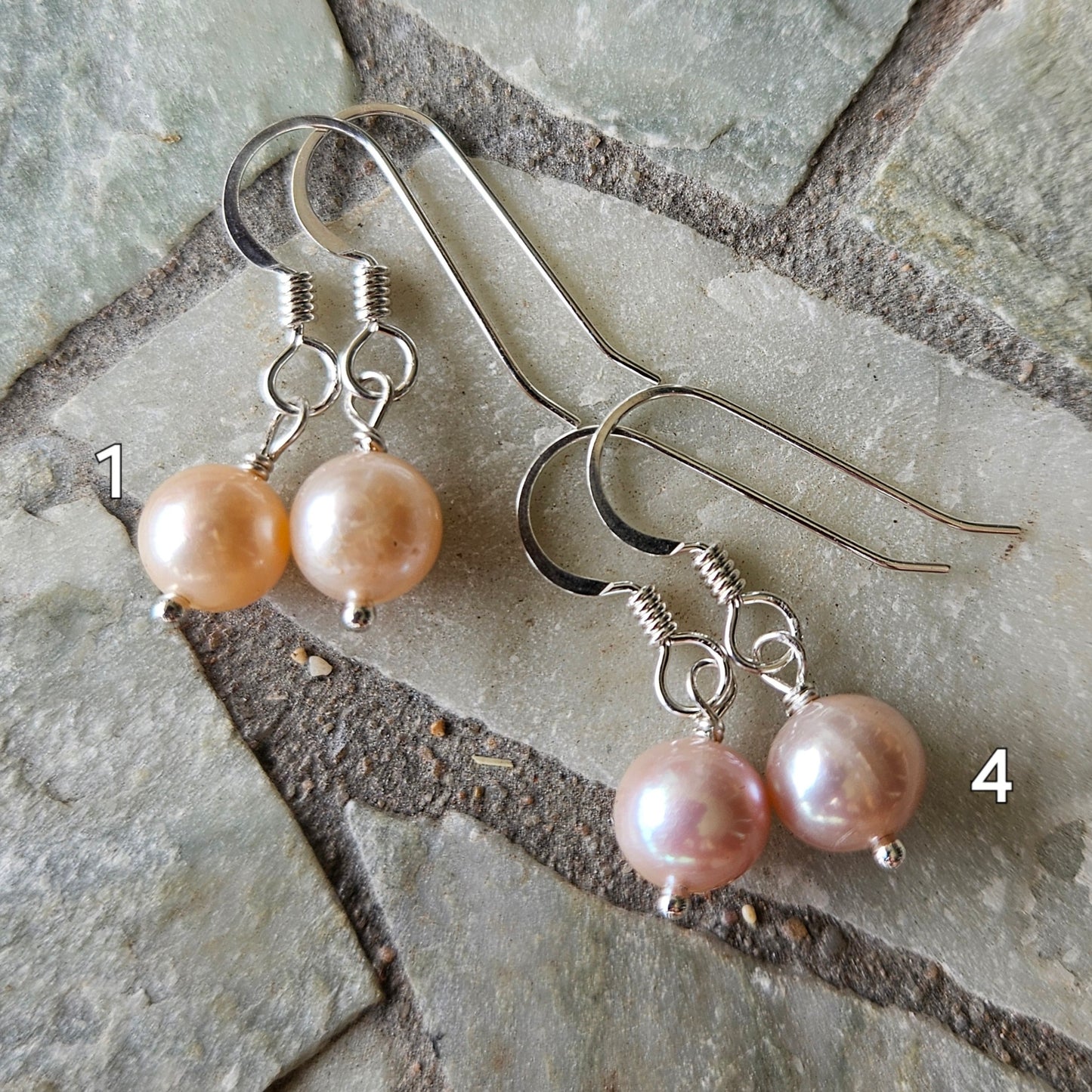 Pearl Earrings- Sterling Silver