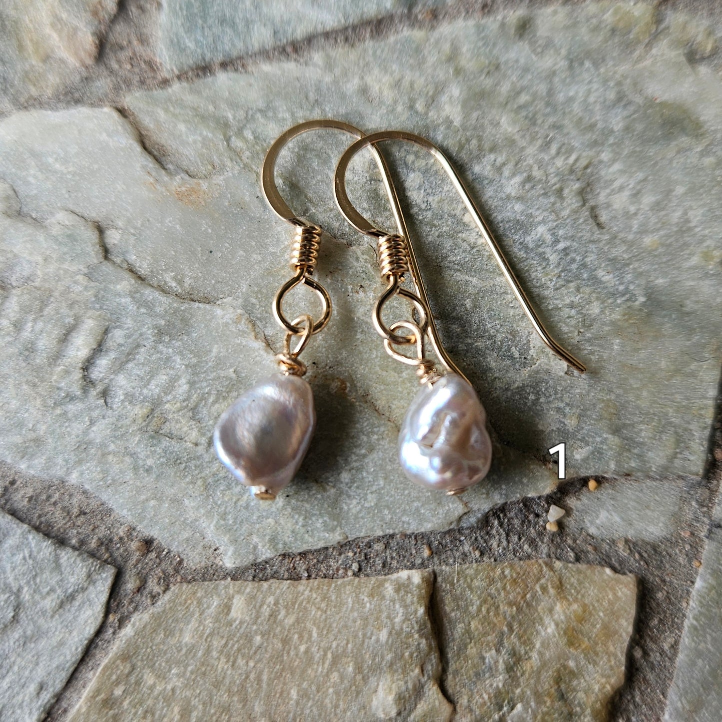 Keshi Pearl Earrings