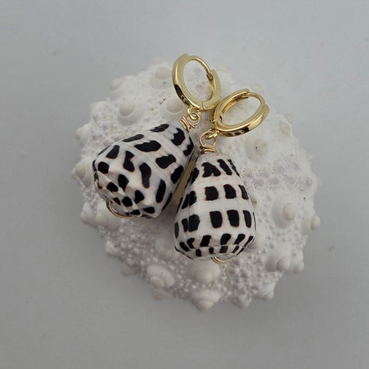 Hebrew Cone Shell Earrings
