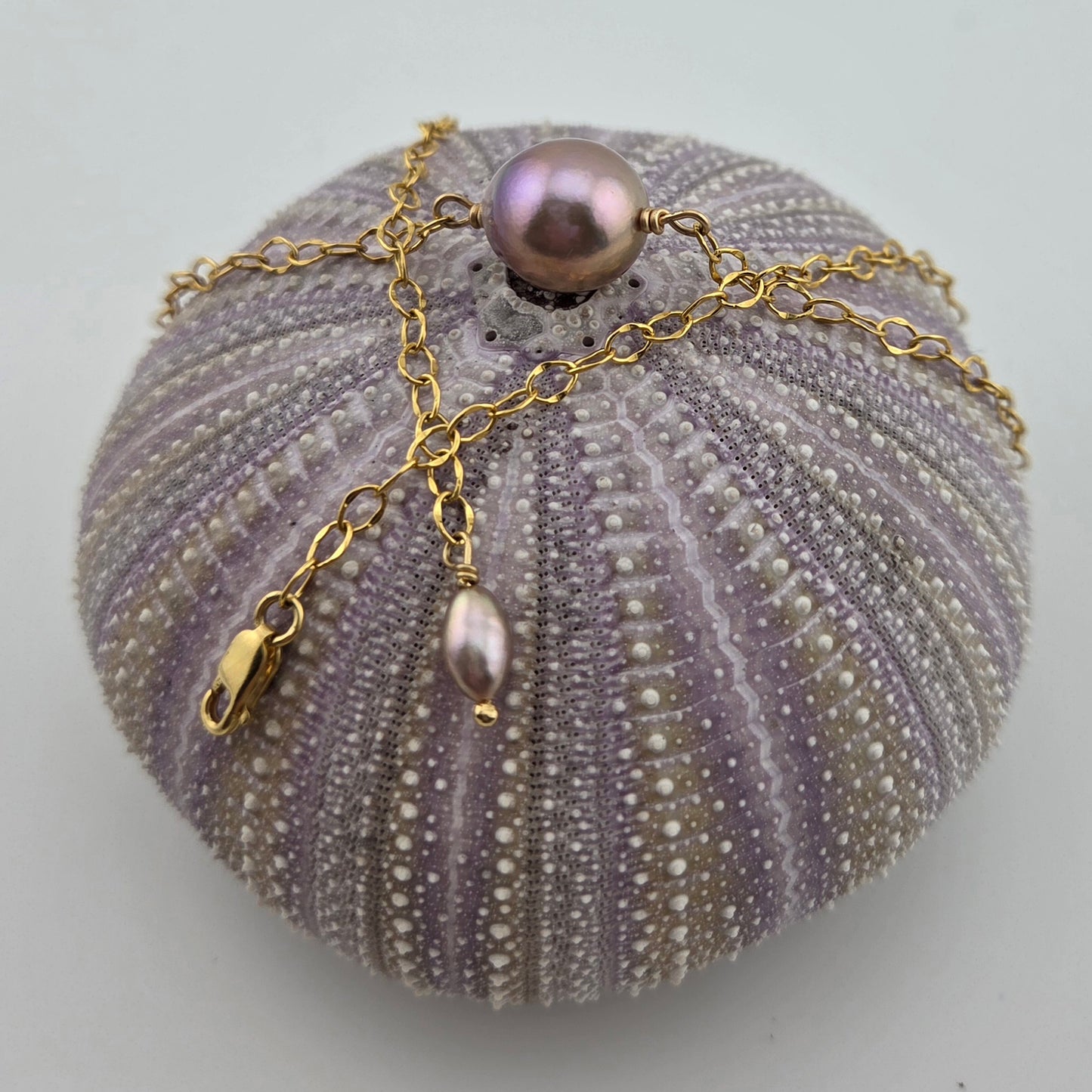 Purple Edison Pearl Necklace
