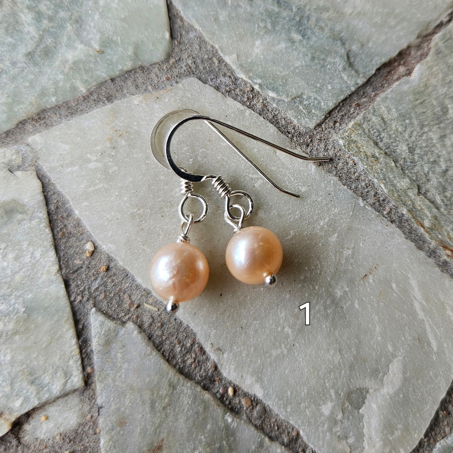 Pearl Earrings- Sterling Silver