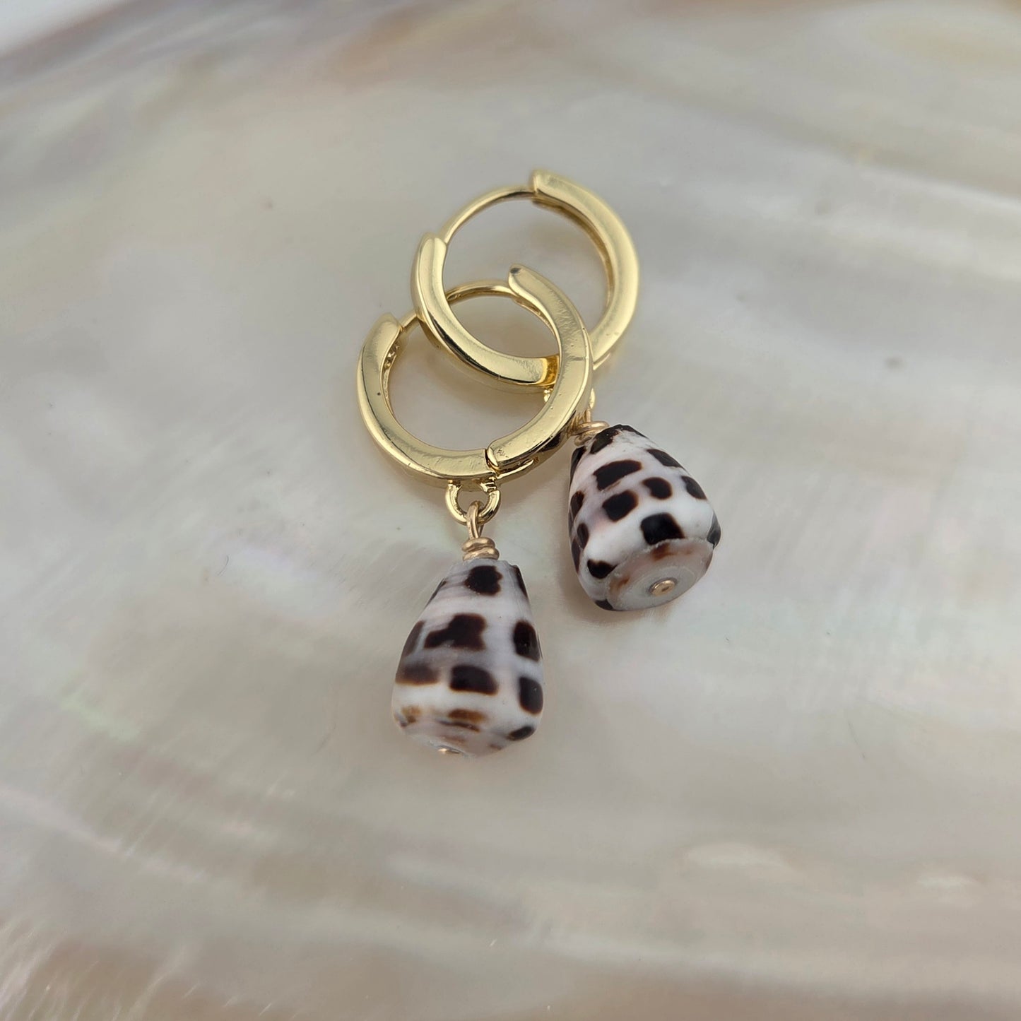 Tiny Hebrew Cone Earrings