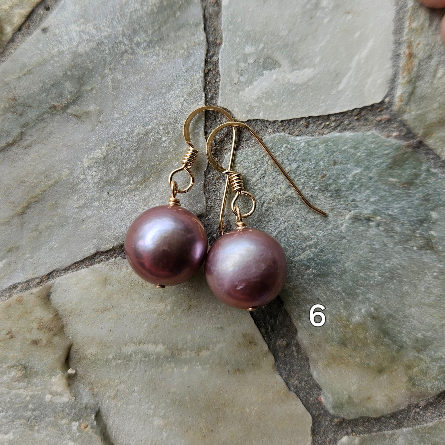 Gold-Filled Pearl Earrings