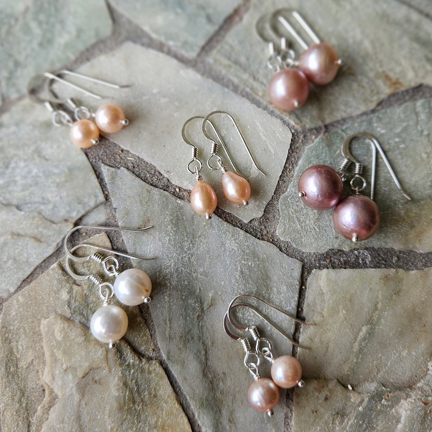 Pearl Earrings- Sterling Silver