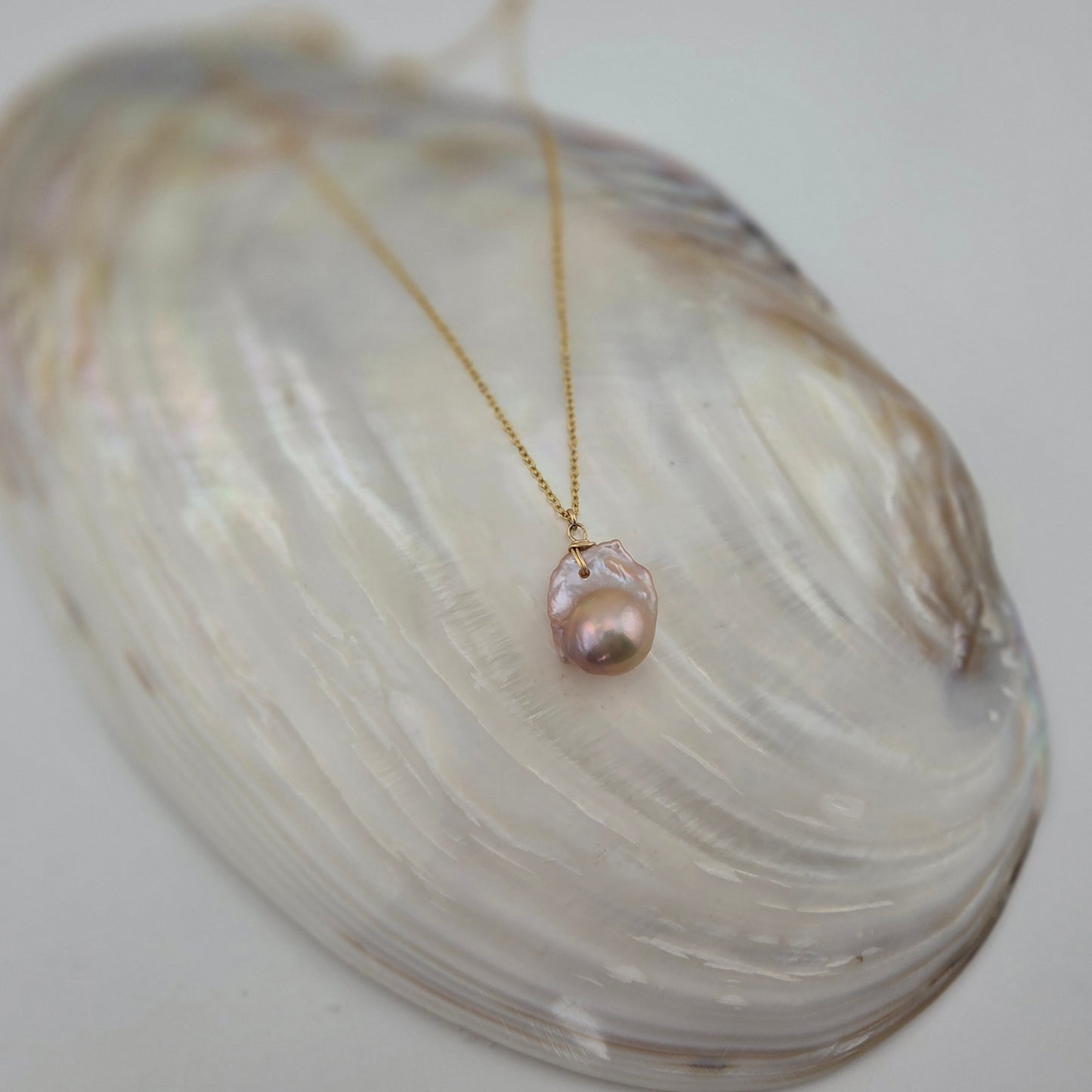 Flameball Pearl Necklace