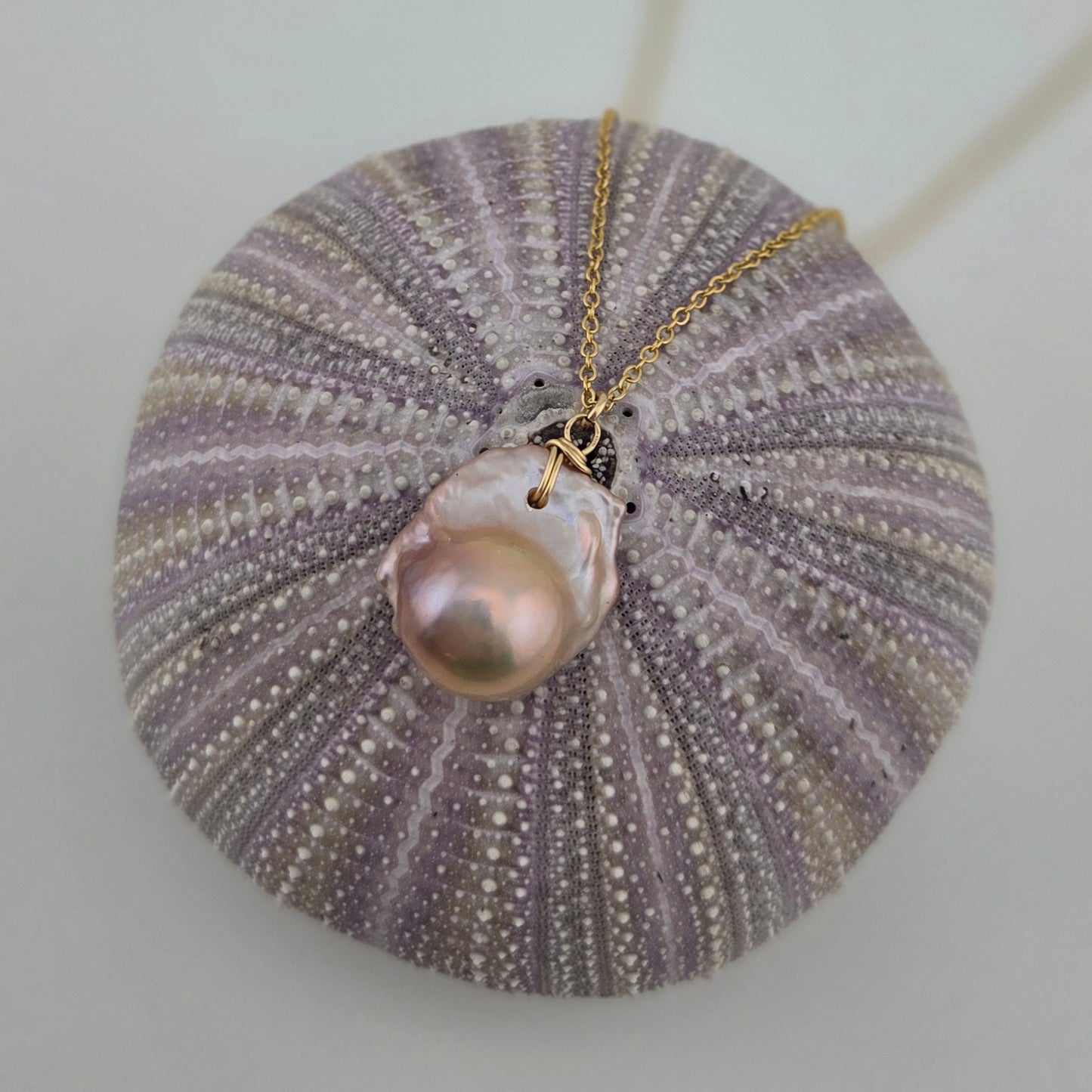 Flameball Pearl Necklace