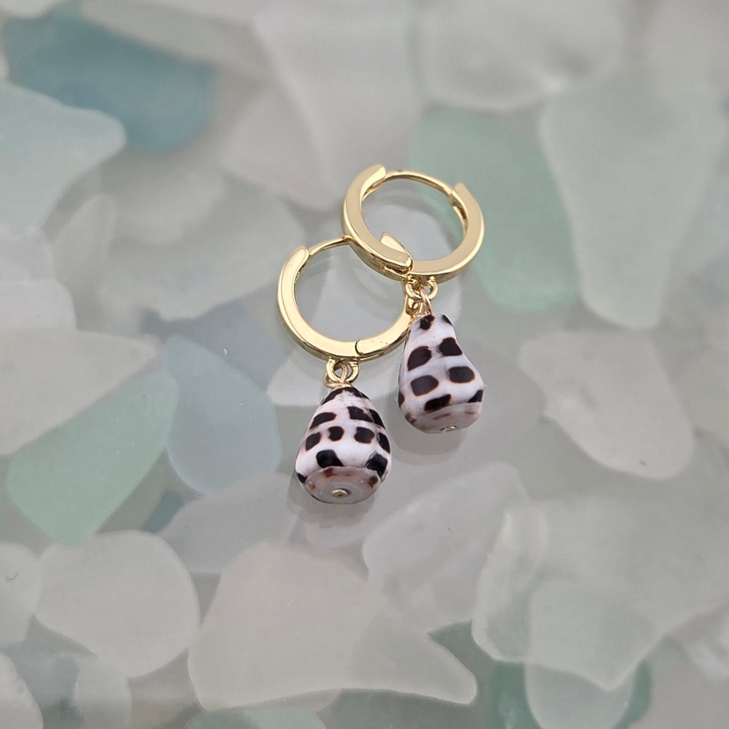 Tiny Hebrew Cone Earrings
