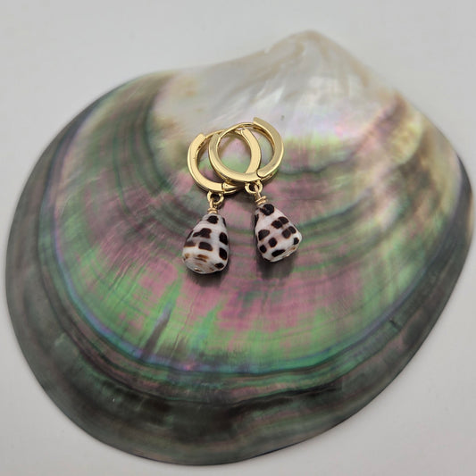 Tiny Hebrew Cone Earrings