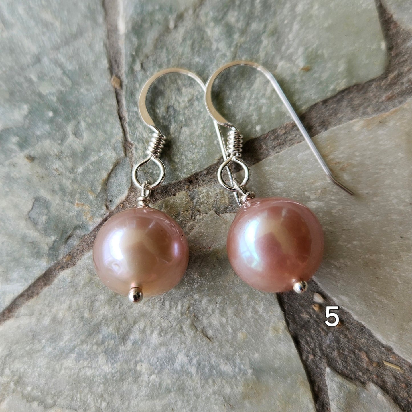 Pearl Earrings- Sterling Silver