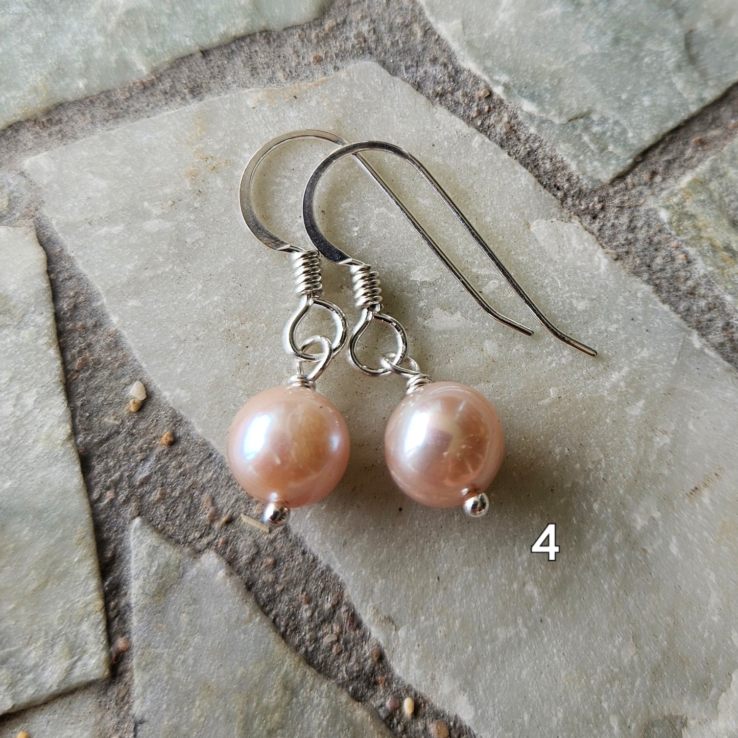 Pearl Earrings- Sterling Silver